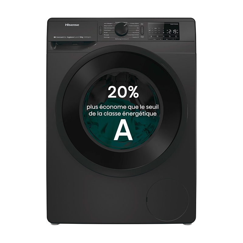 Lave-linge Hublot 10 Kg Hisense Wfge1042mb A-20 - Bon état sur Electro Depot